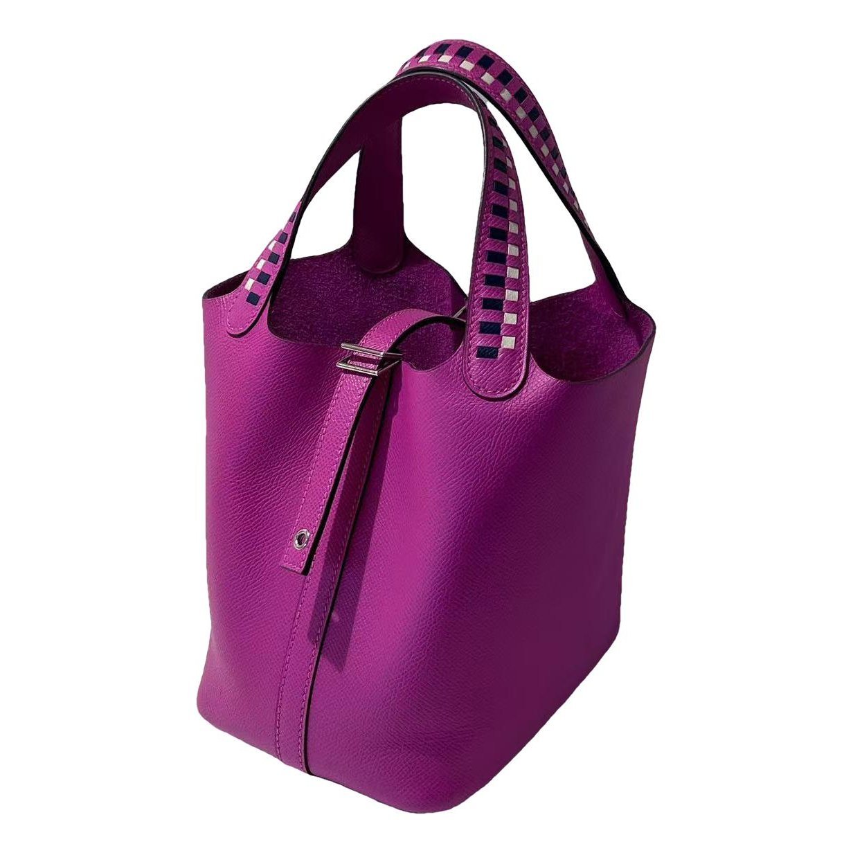Picotin leather handbag