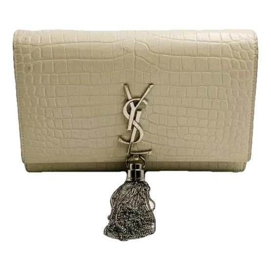 Pompom Kate leather handbag