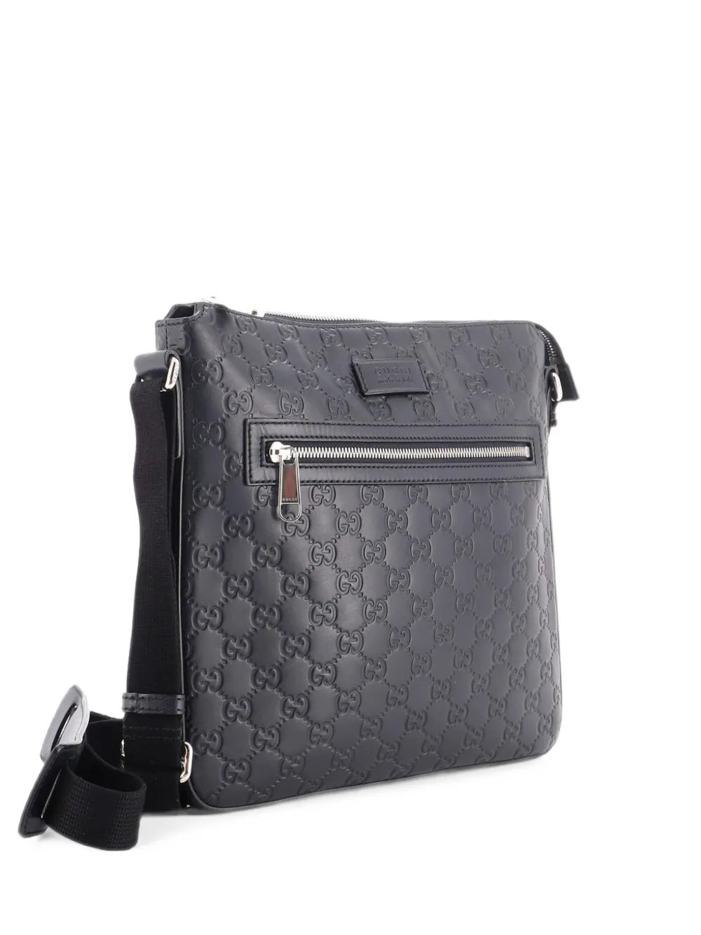 Signature Zip Messenger Bag Guccissima Leather Medium crossbody bag