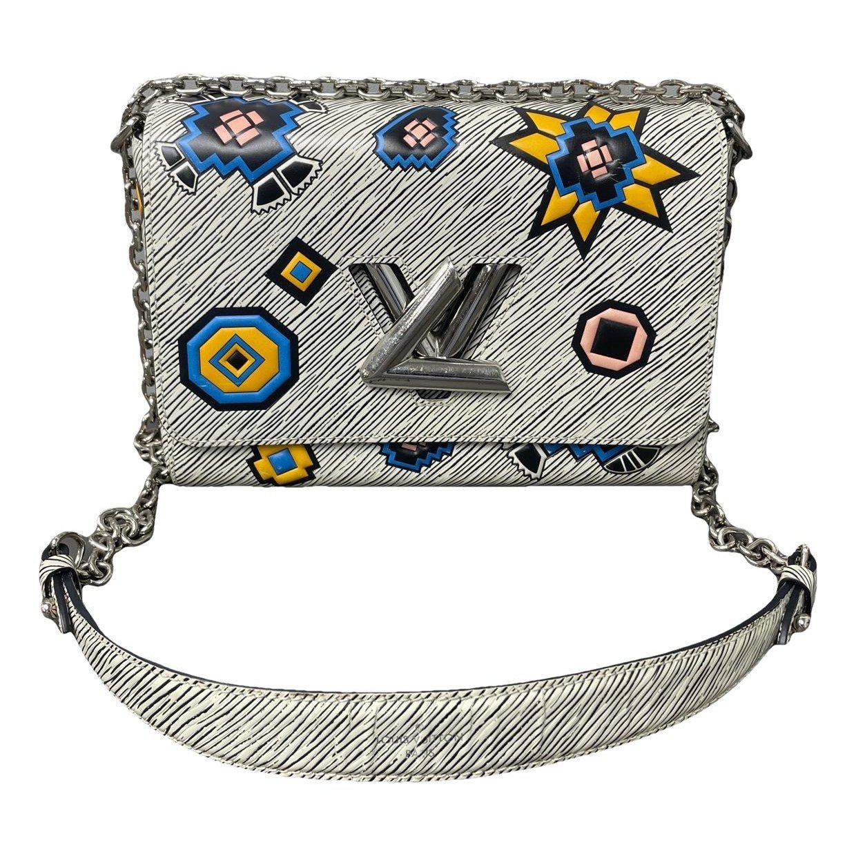 Twist leather handbag