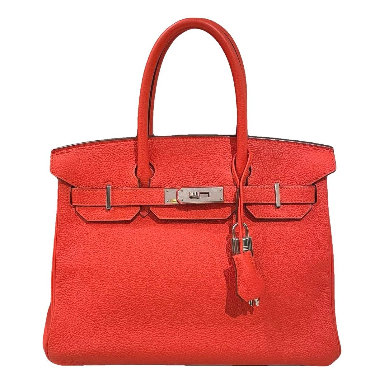 Birkin 30 leather handbag