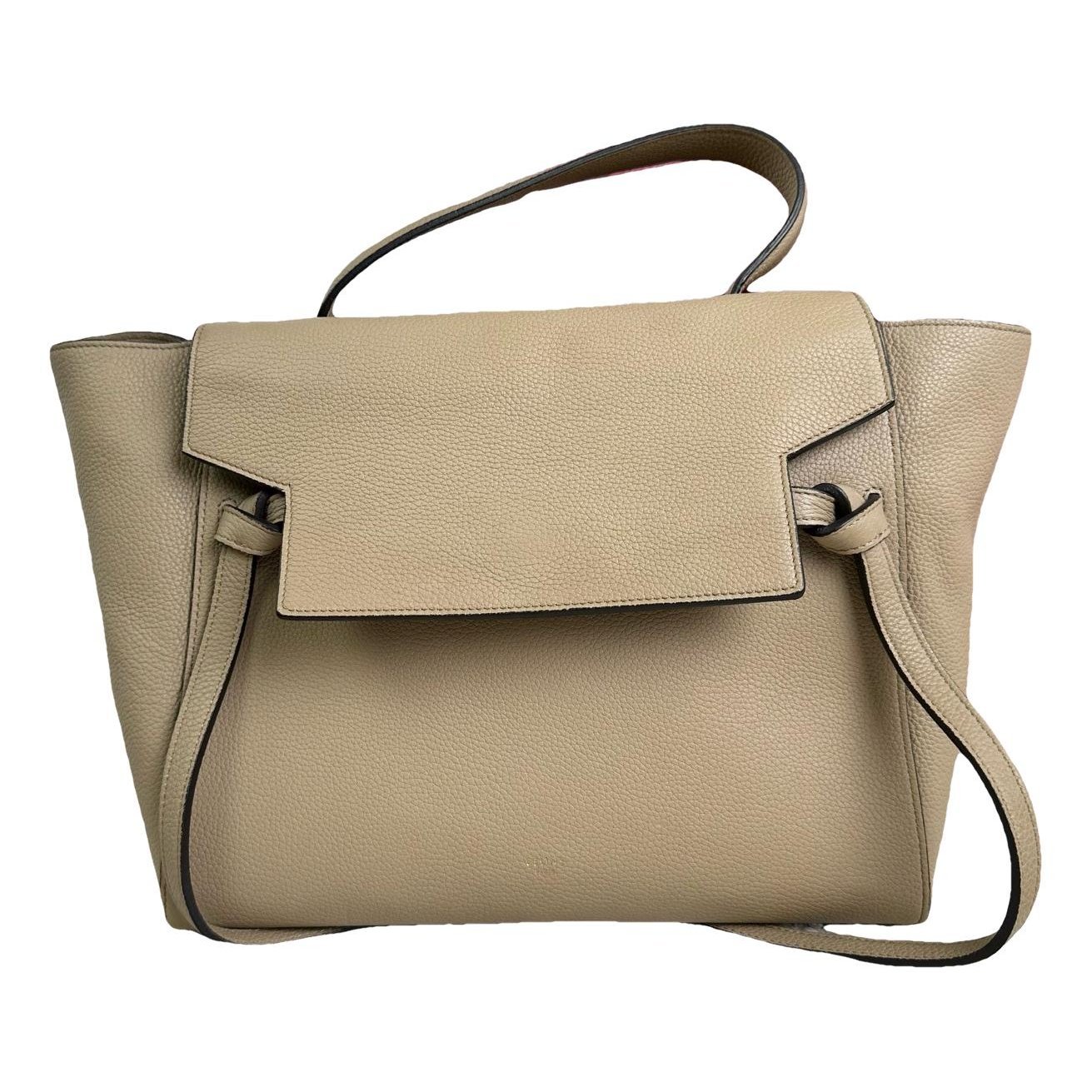 Belt leather handbag