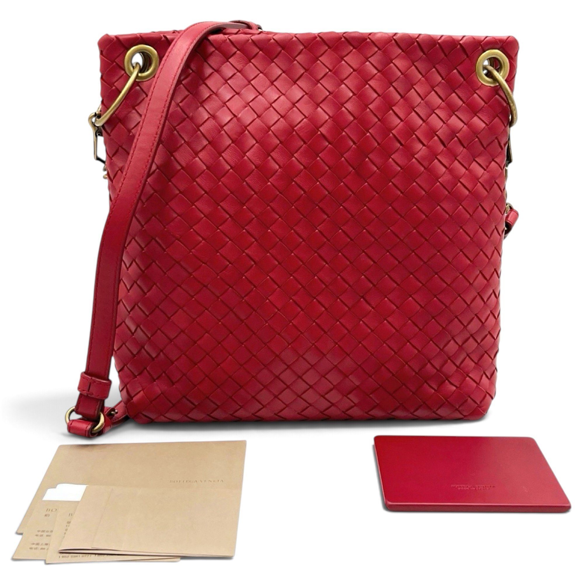 Leather crossbody bag