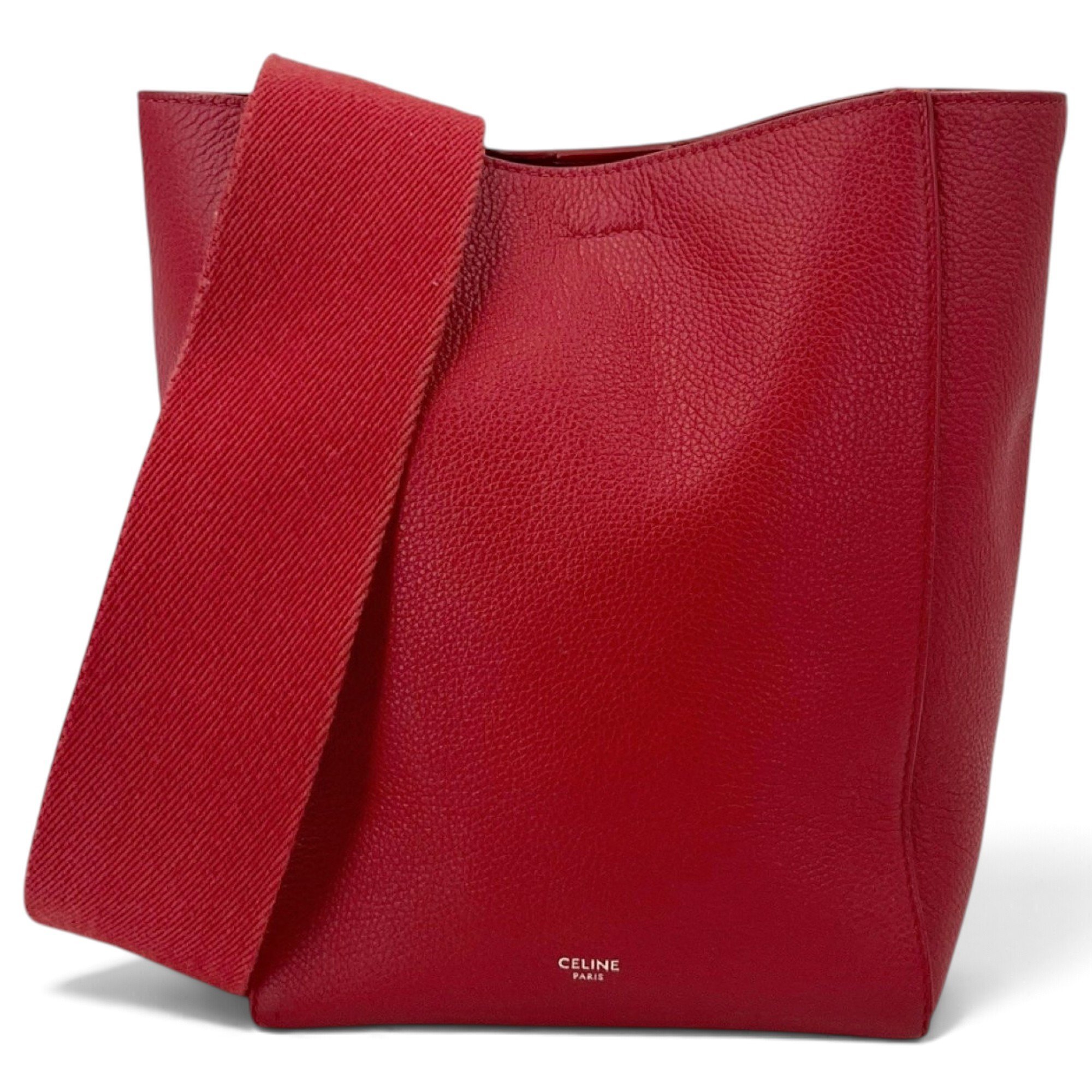 Seau Sangle leather handbag