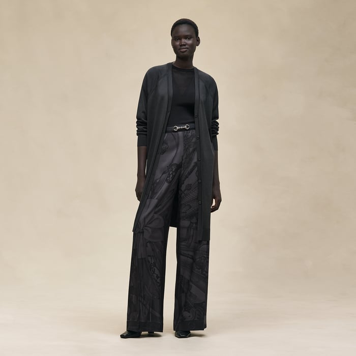 Noir Long Cardigan
