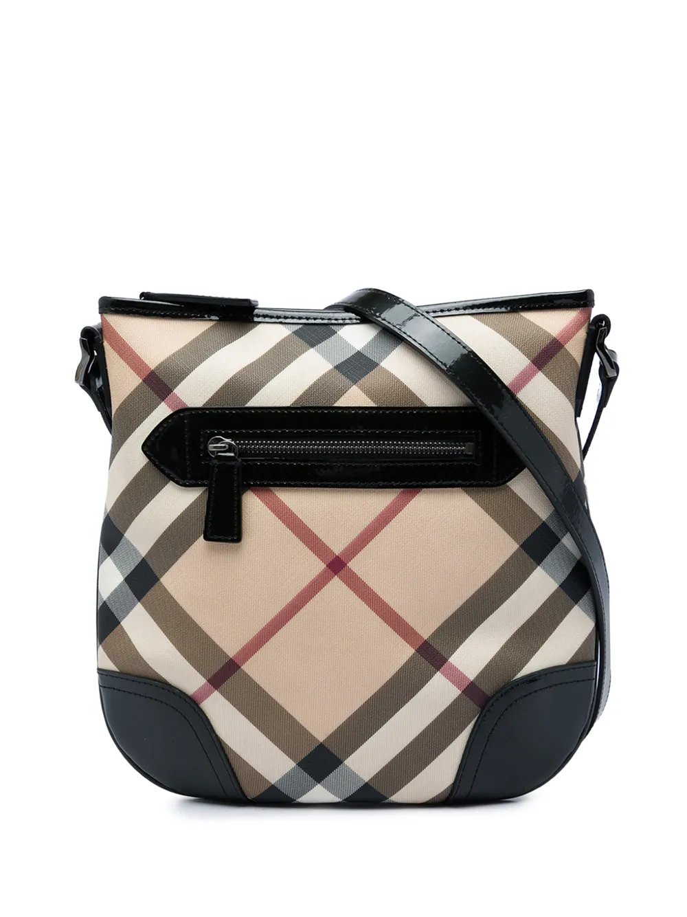 2000-2017 Supernova Check Coated Canvas Dryden crossbody bag