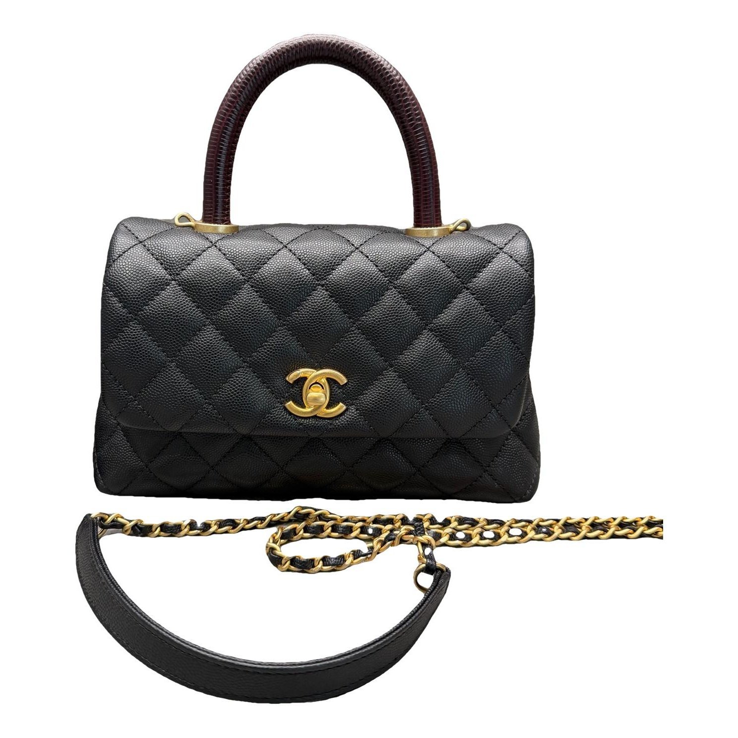 Coco Handle leather handbag