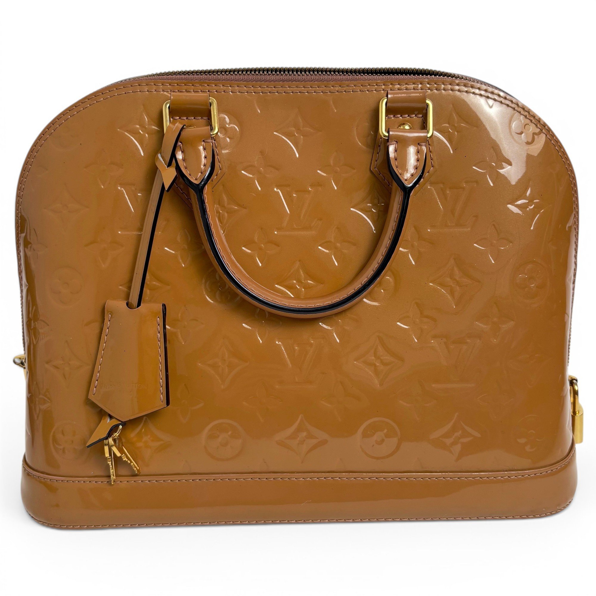 Alma patent leather handbag