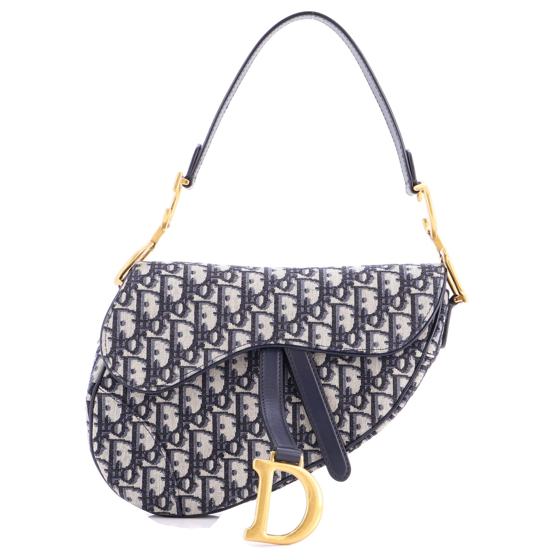 Dior Saddle Handbag Oblique Canvas Medium