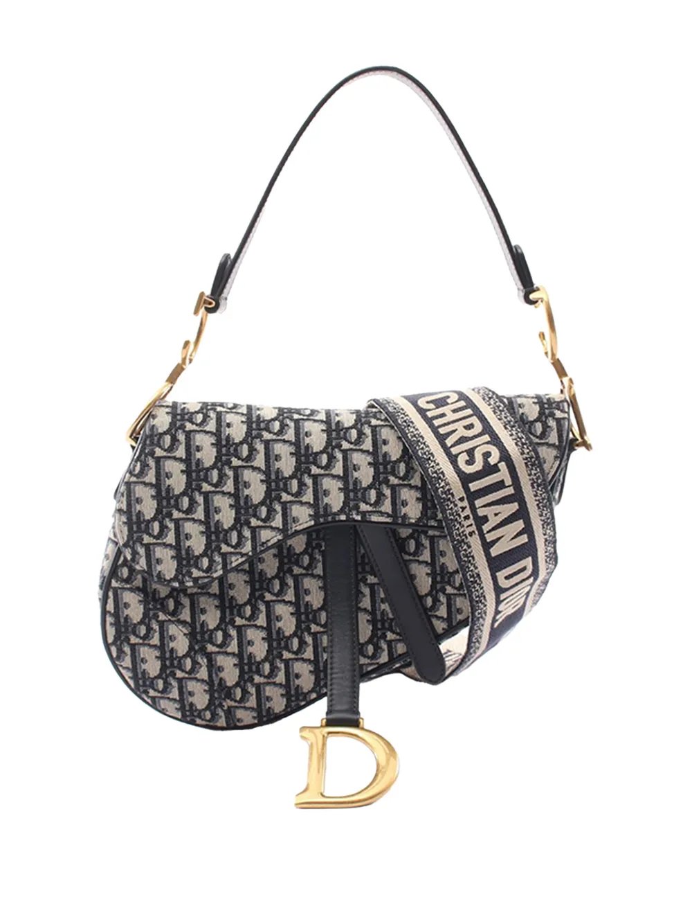 2010-2026 Oblique Canvas Saddle Bag shoulder bag