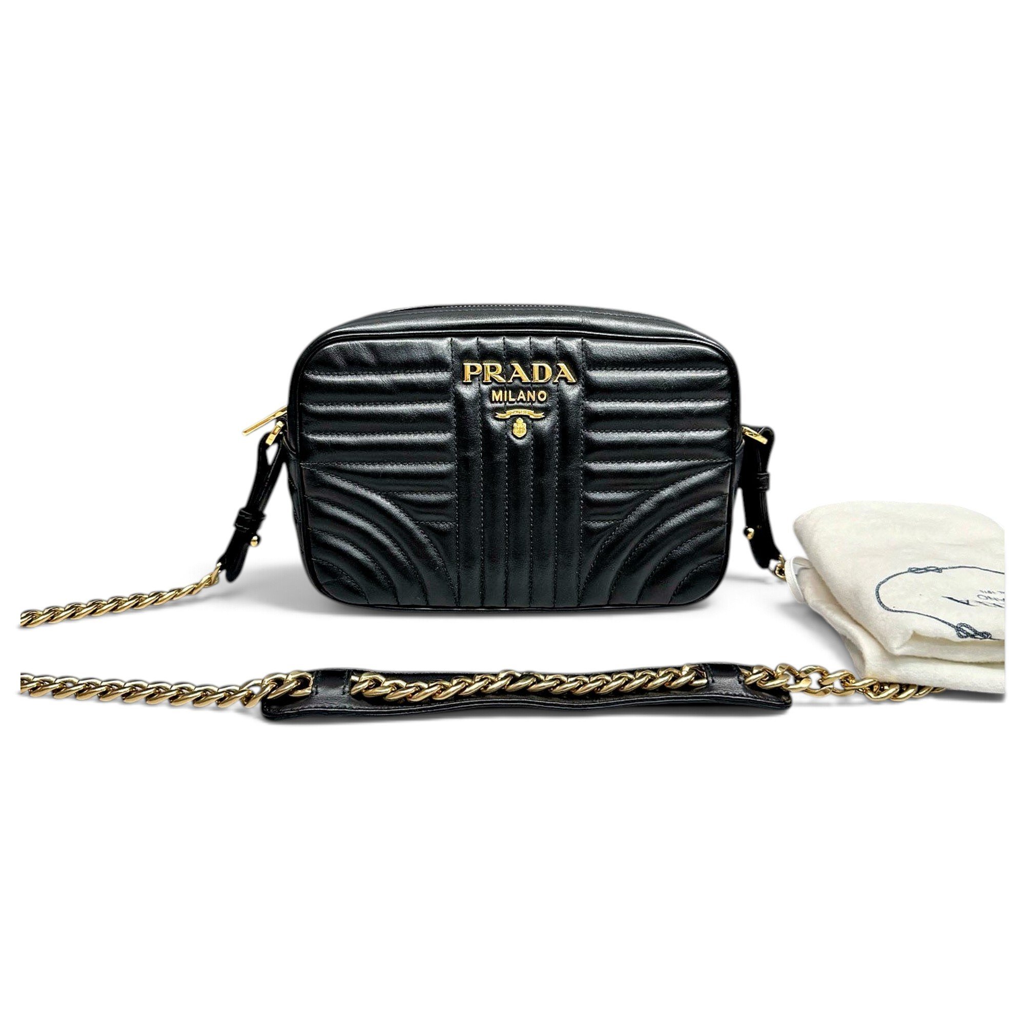 Diagramme leather handbag