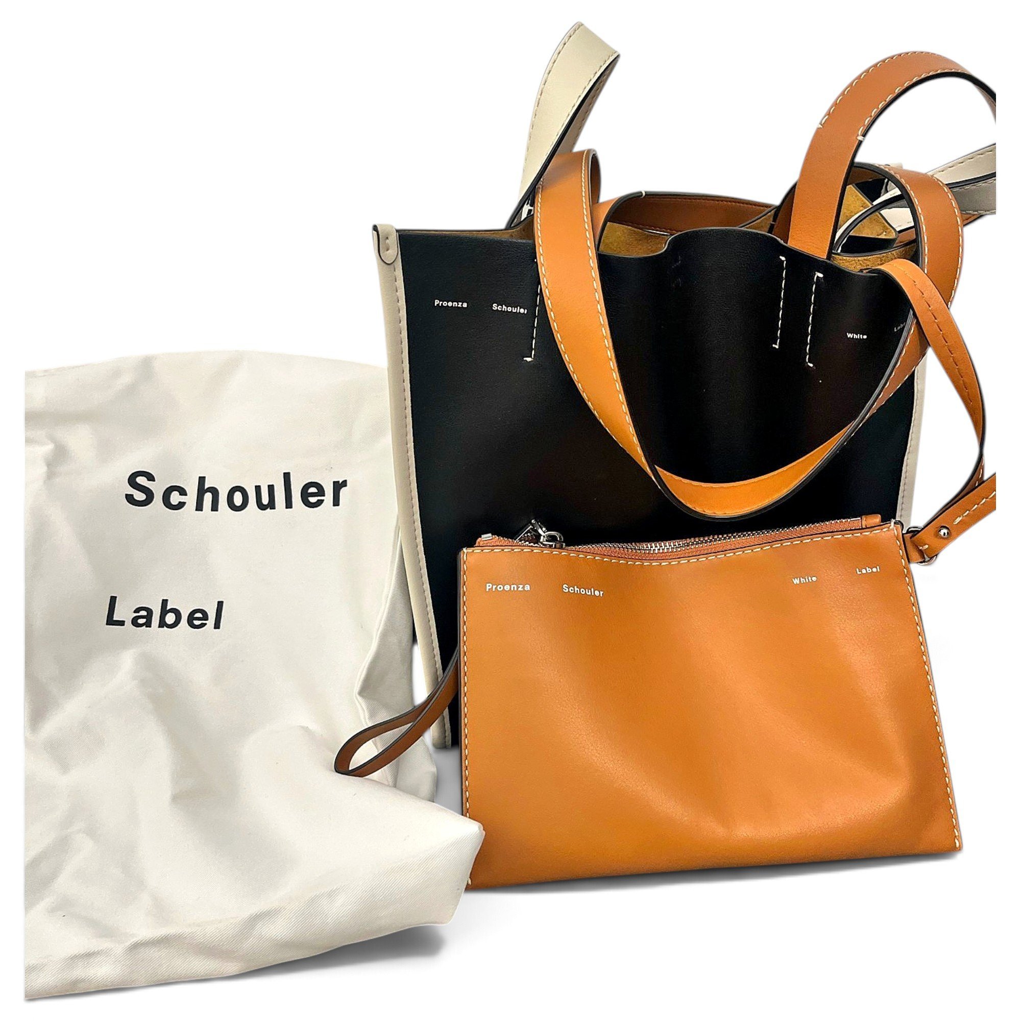 Leather tote