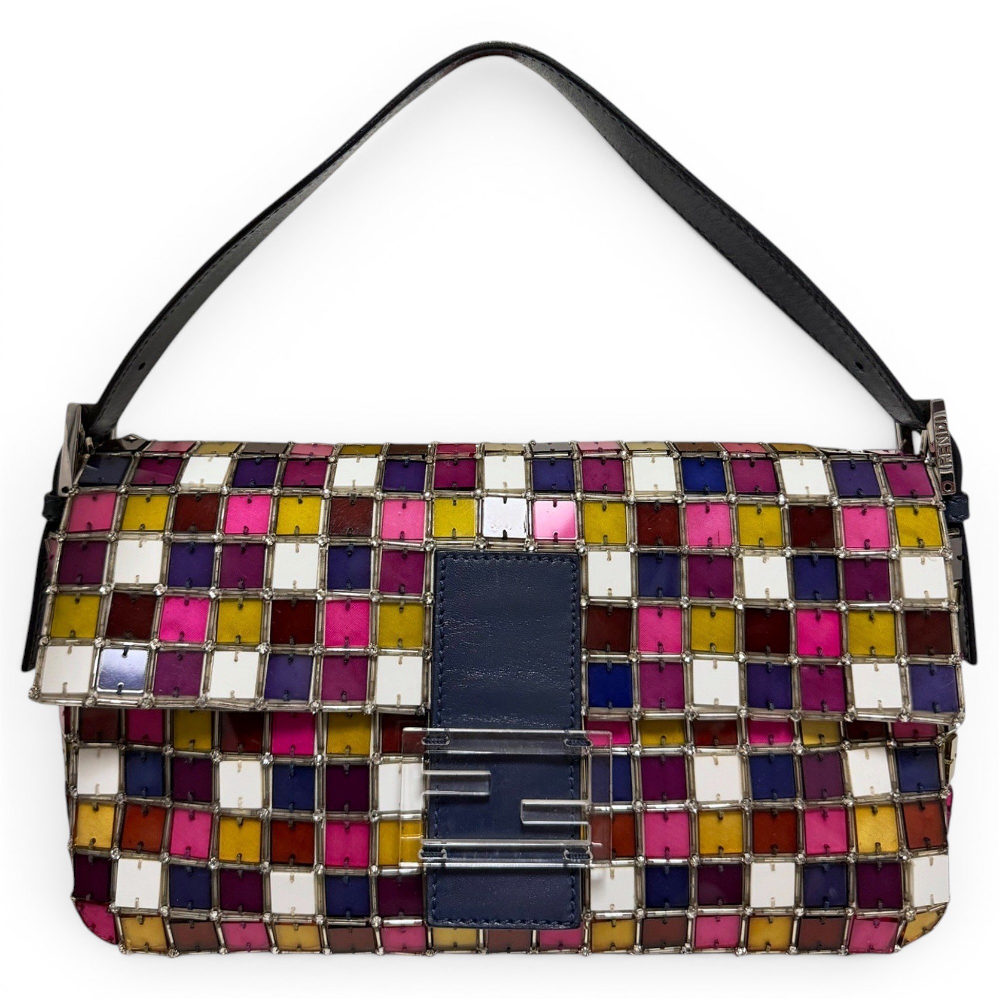 Baguette leather handbag