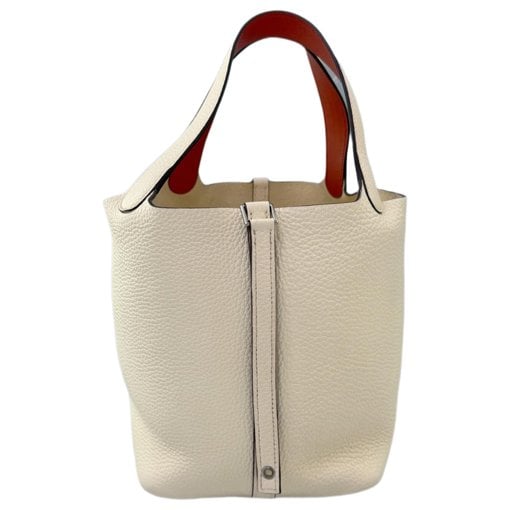 Picotin leather handbag
