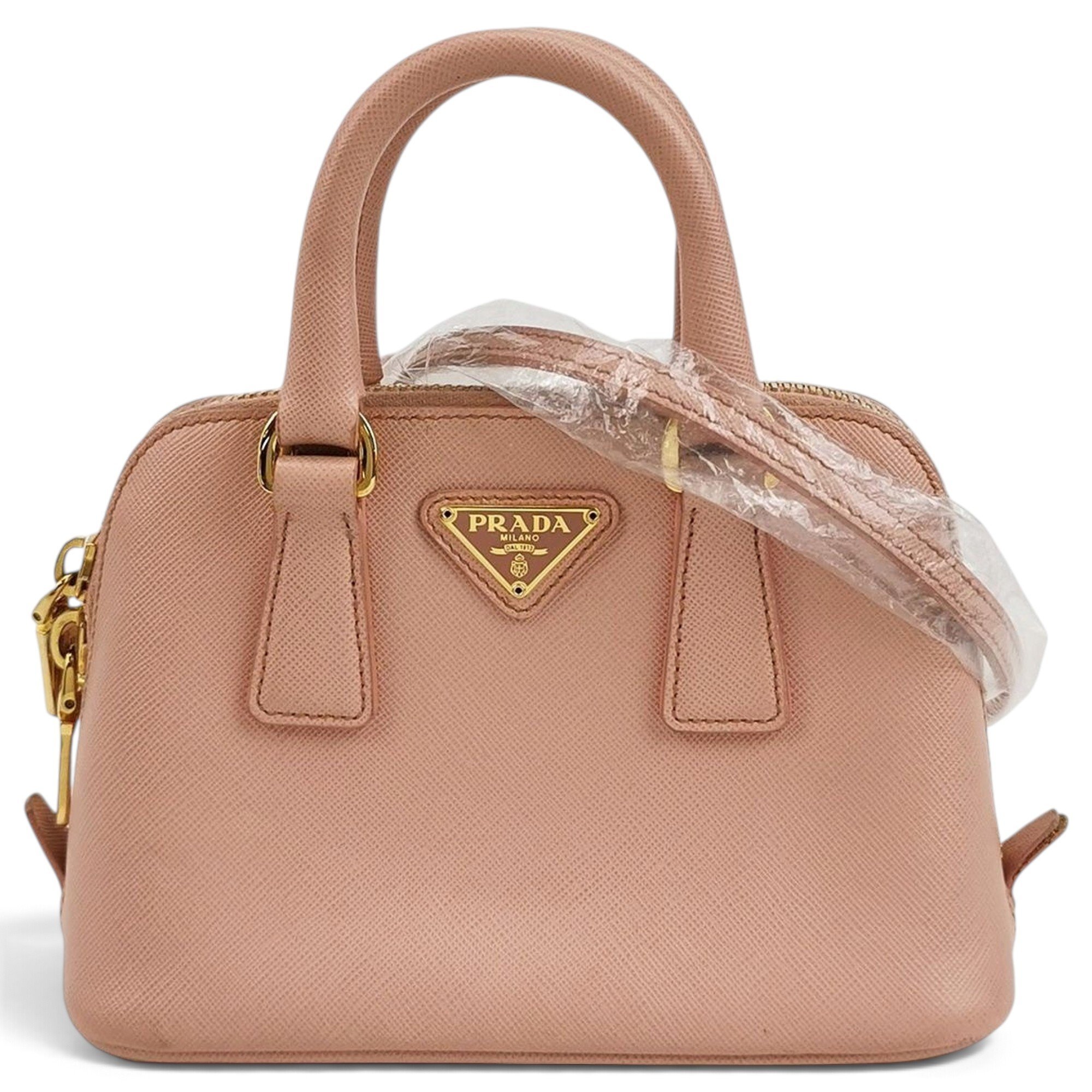 Promenade leather handbag