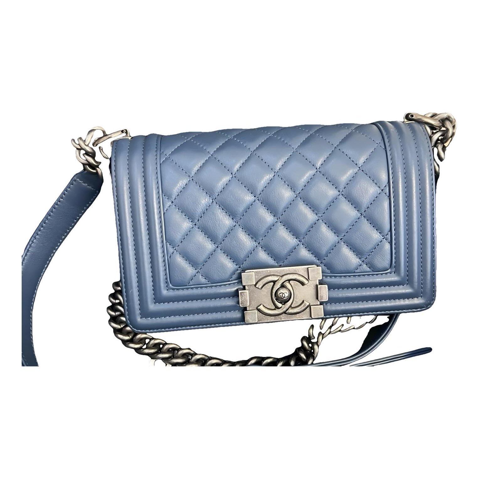 Boy leather crossbody bag