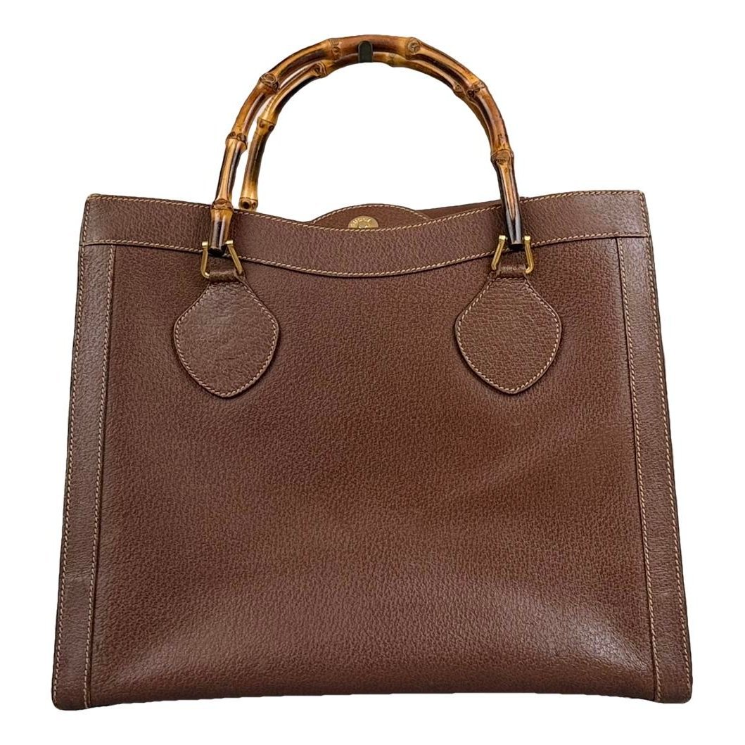 Diana Bamboo leather tote
