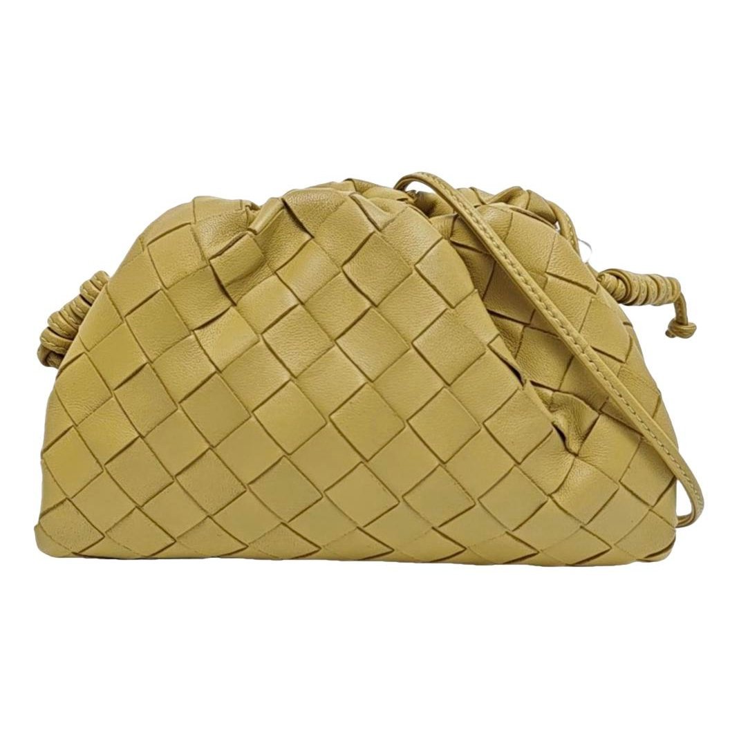 Pouch leather handbag