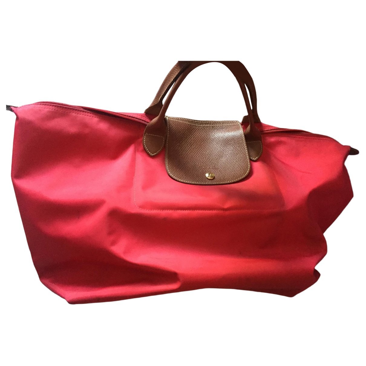 Leather travel bag