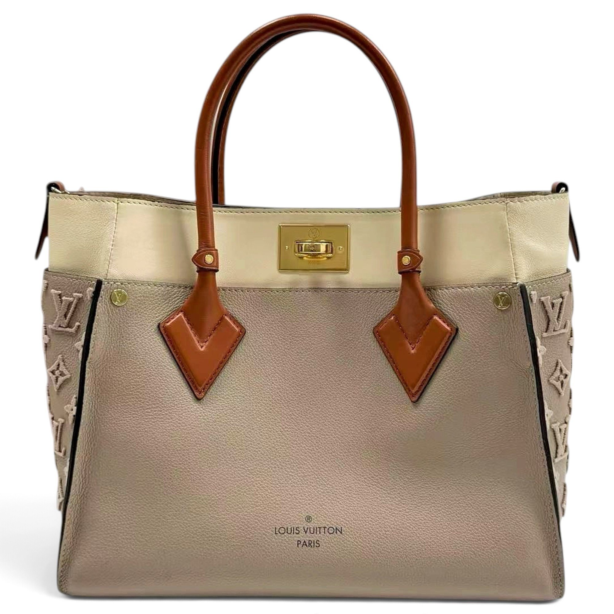 On My Side leather handbag