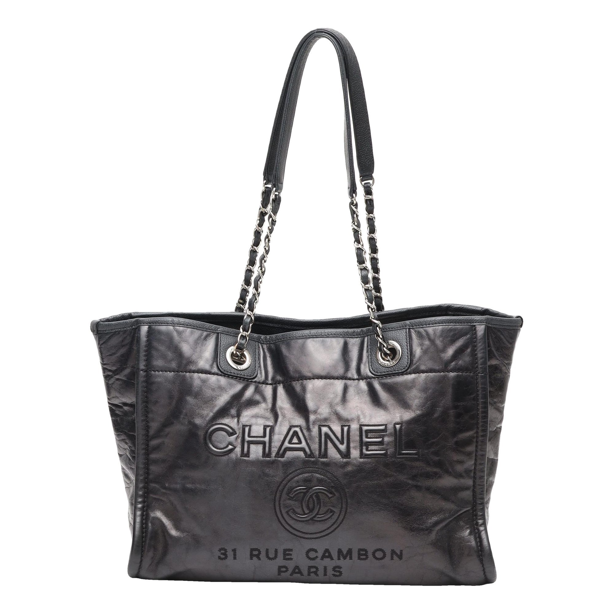 Deauville leather tote