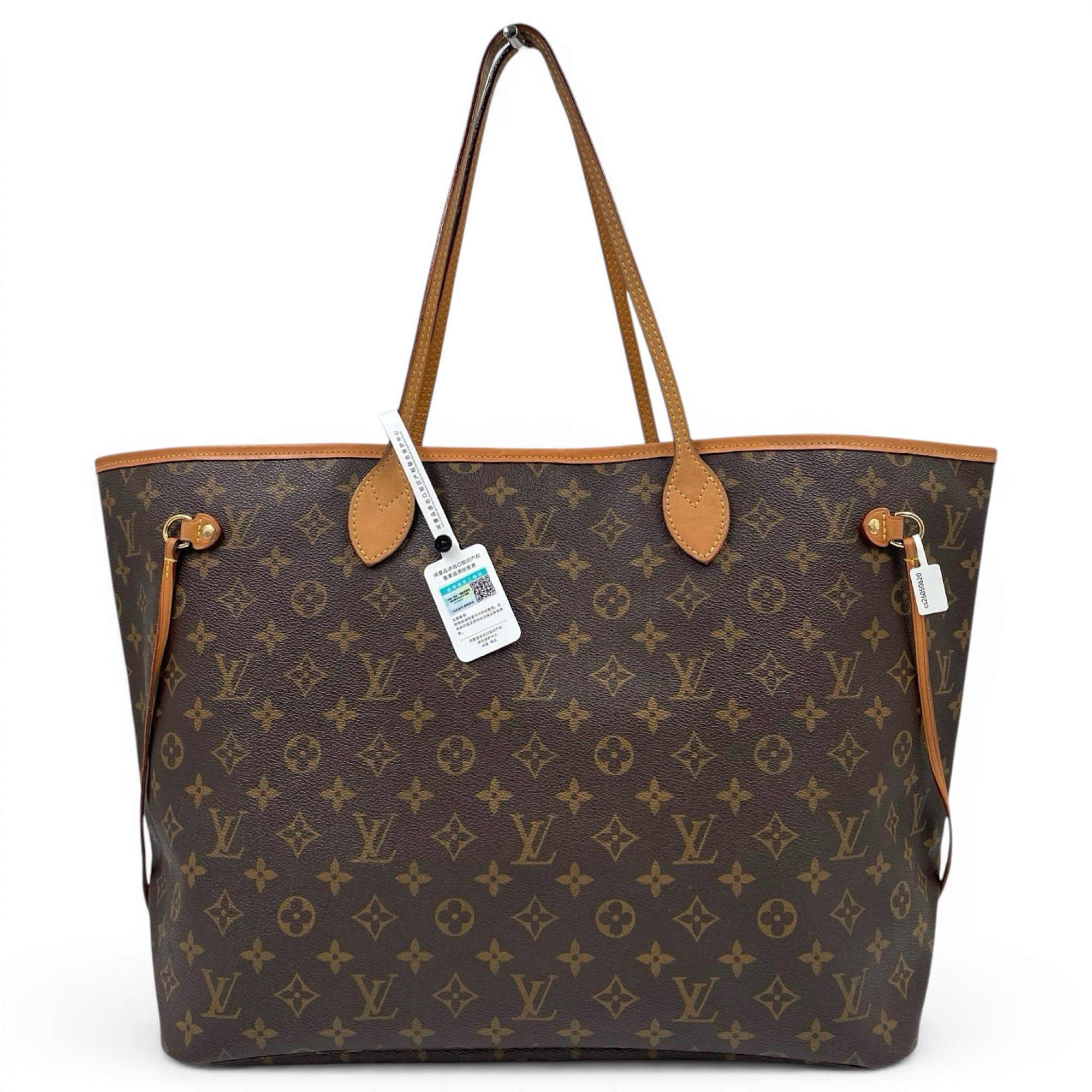 Neverfull leather tote