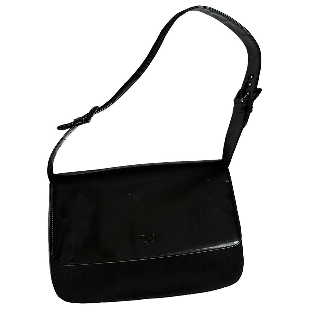 Patent leather handbag