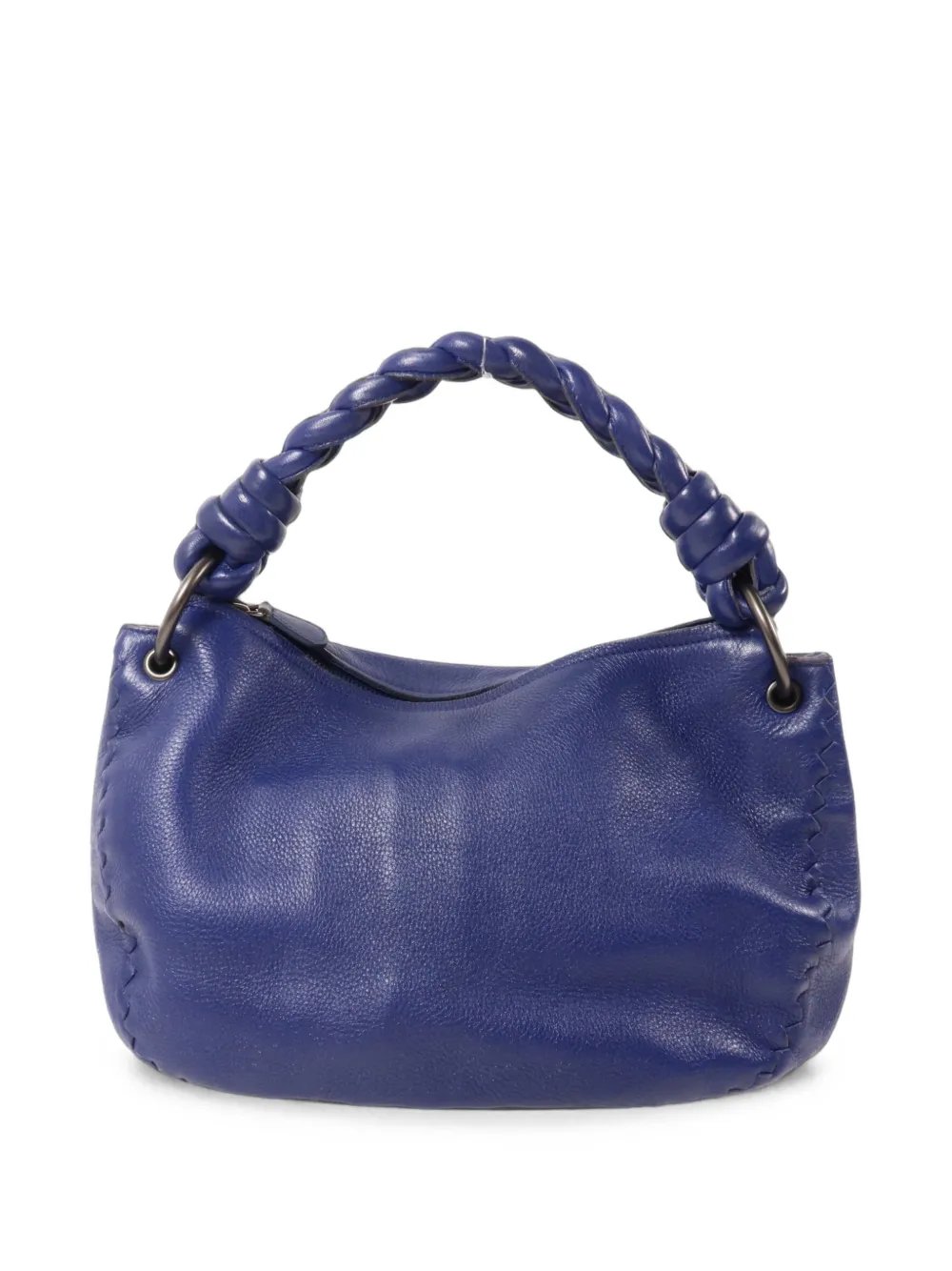 braided top-handle shoulder bag