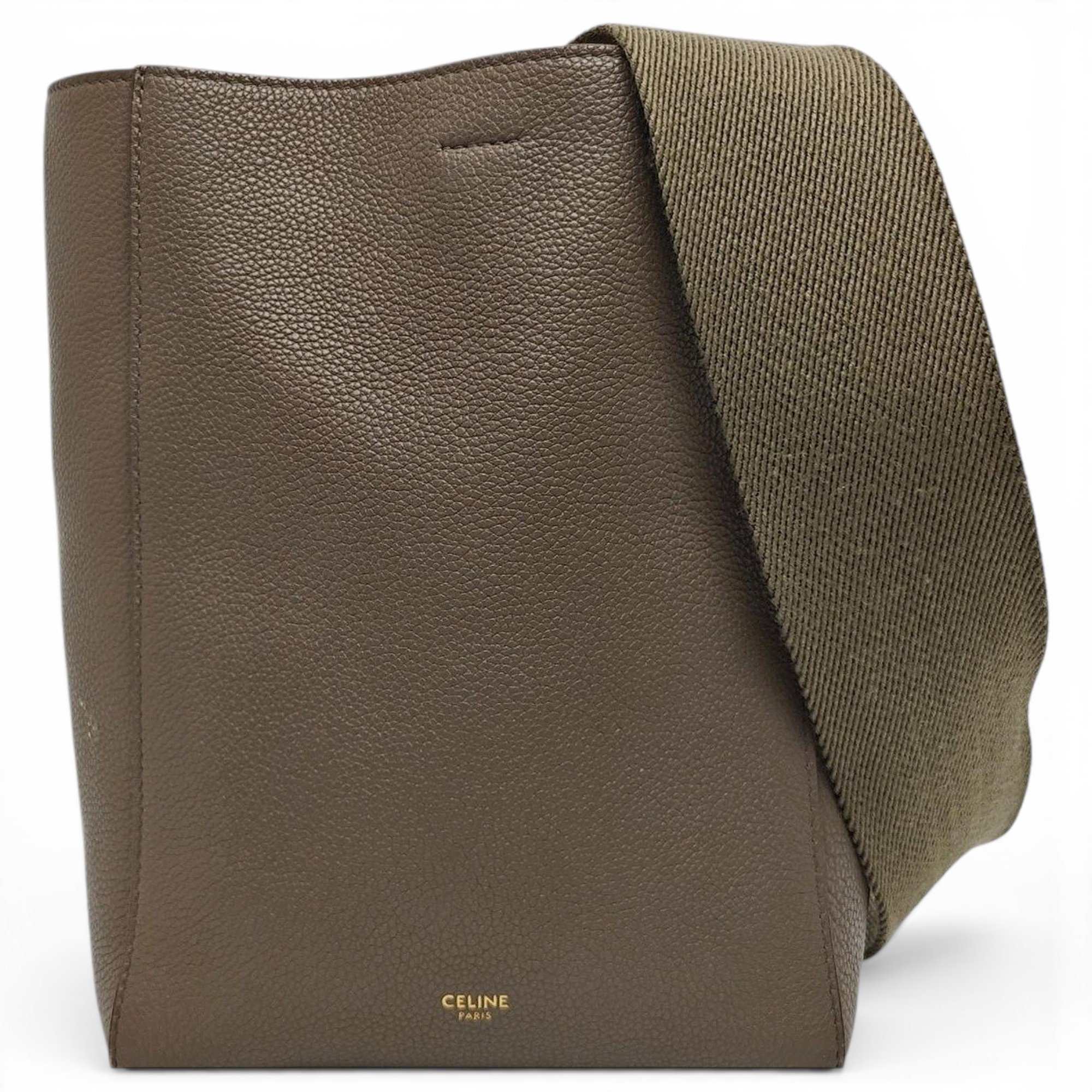 Seau Sangle leather handbag