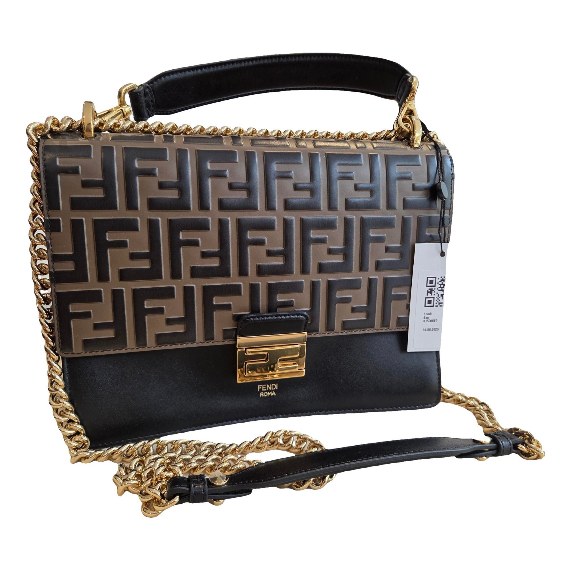 Kan U leather crossbody bag