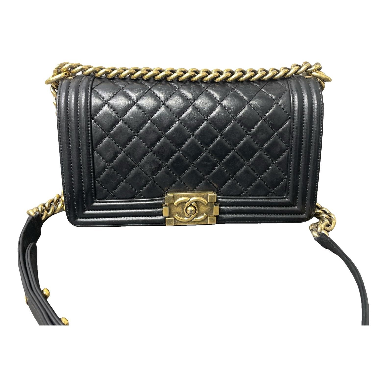 Boy leather crossbody bag