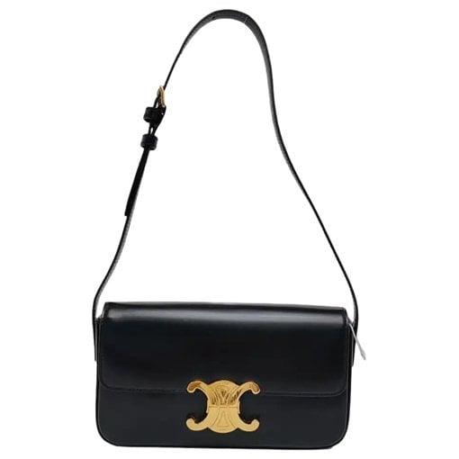 Triomphe leather handbag