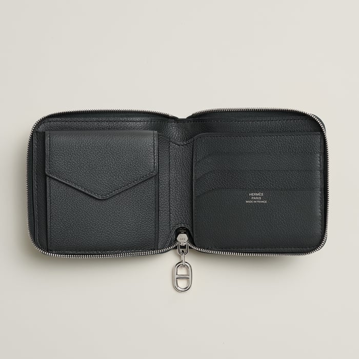 Gris Misty Zipengo II Chaine d'Ancre Wallet