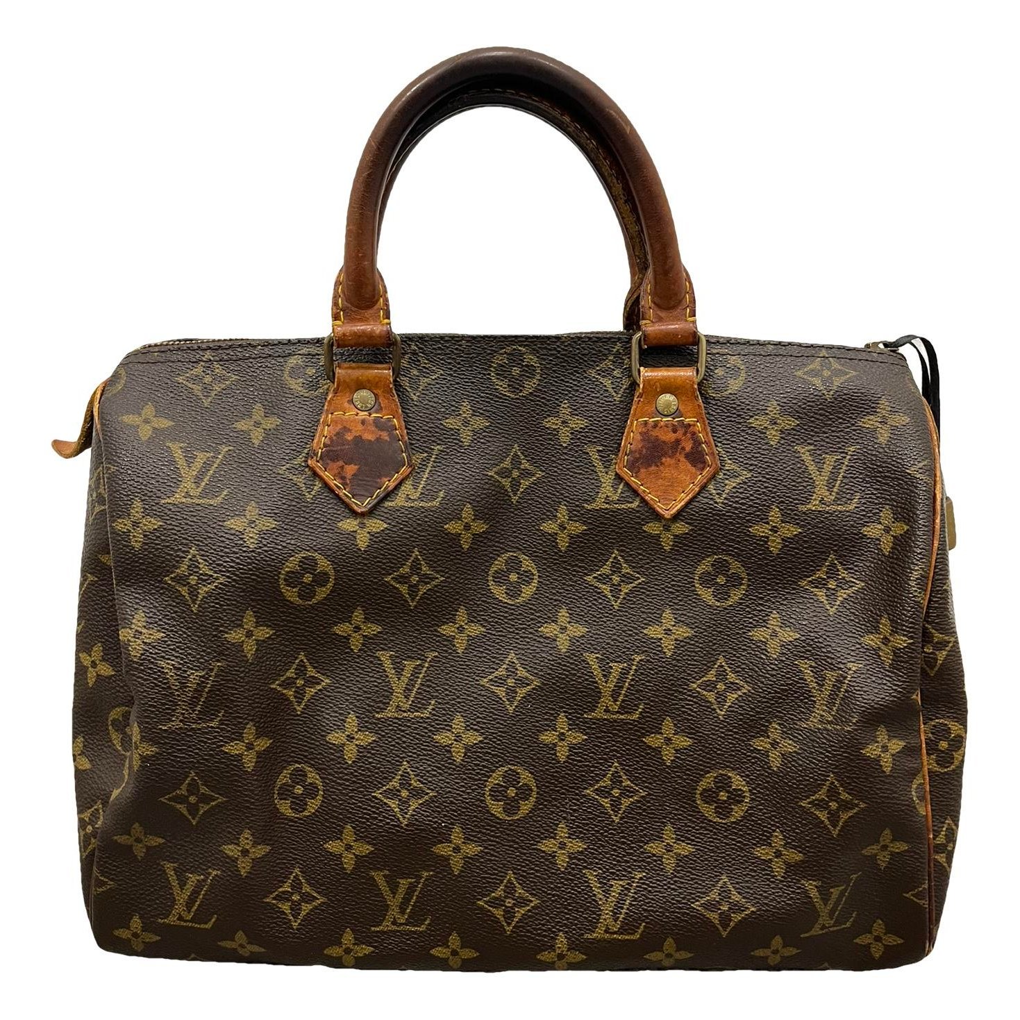 Speedy leather handbag