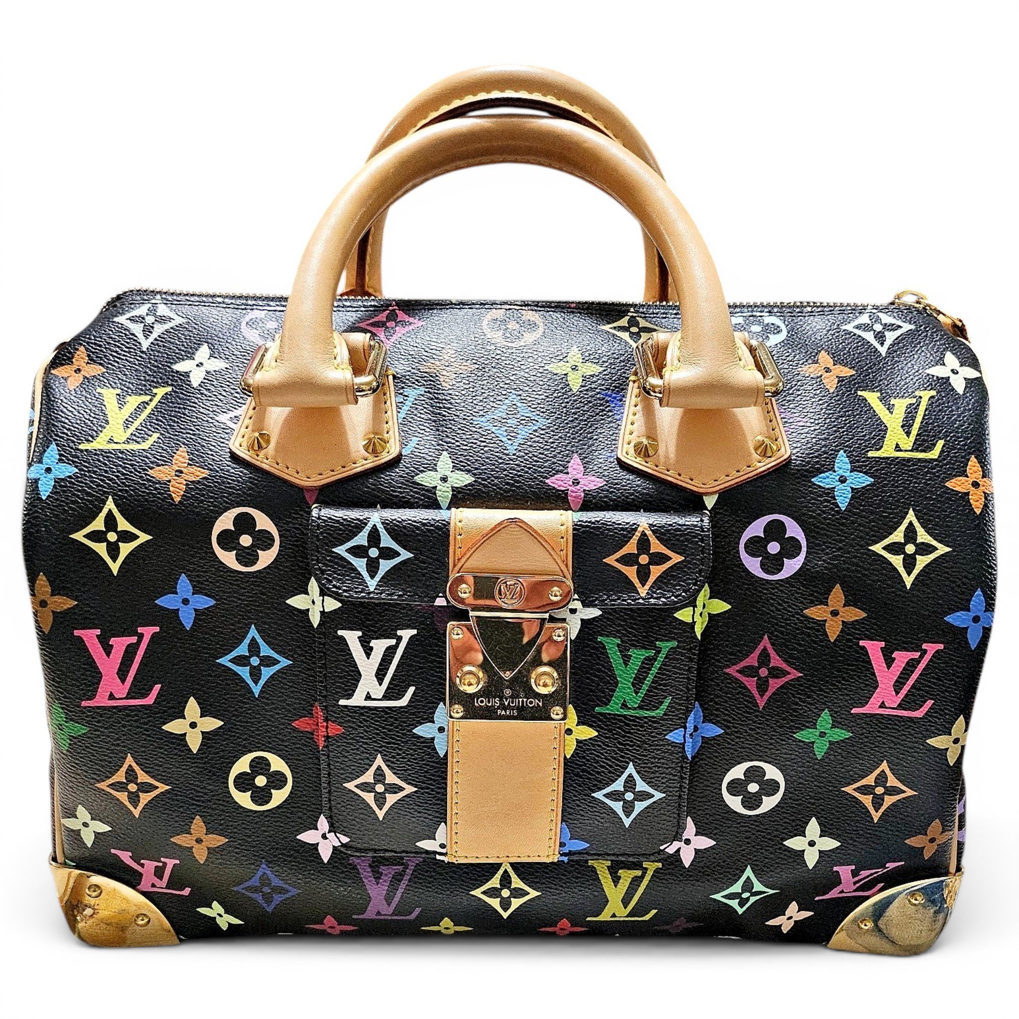 Speedy leather handbag