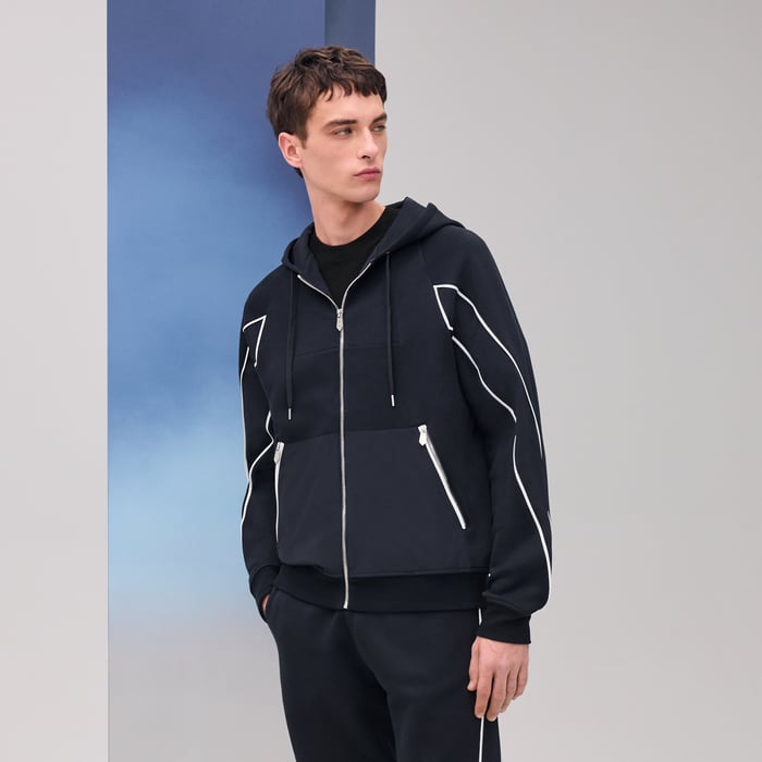Marine Sport Capsule Zipped Hooded Sweater