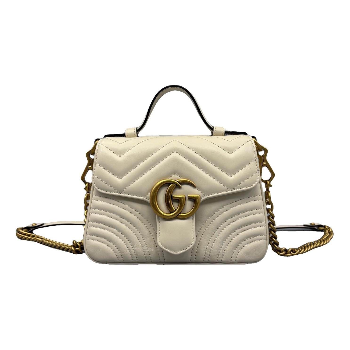 GG Marmont Flap leather handbag