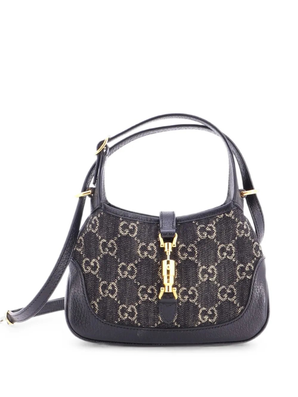 Jackie 1961 Hobo GG Denim Mini crossbody bag