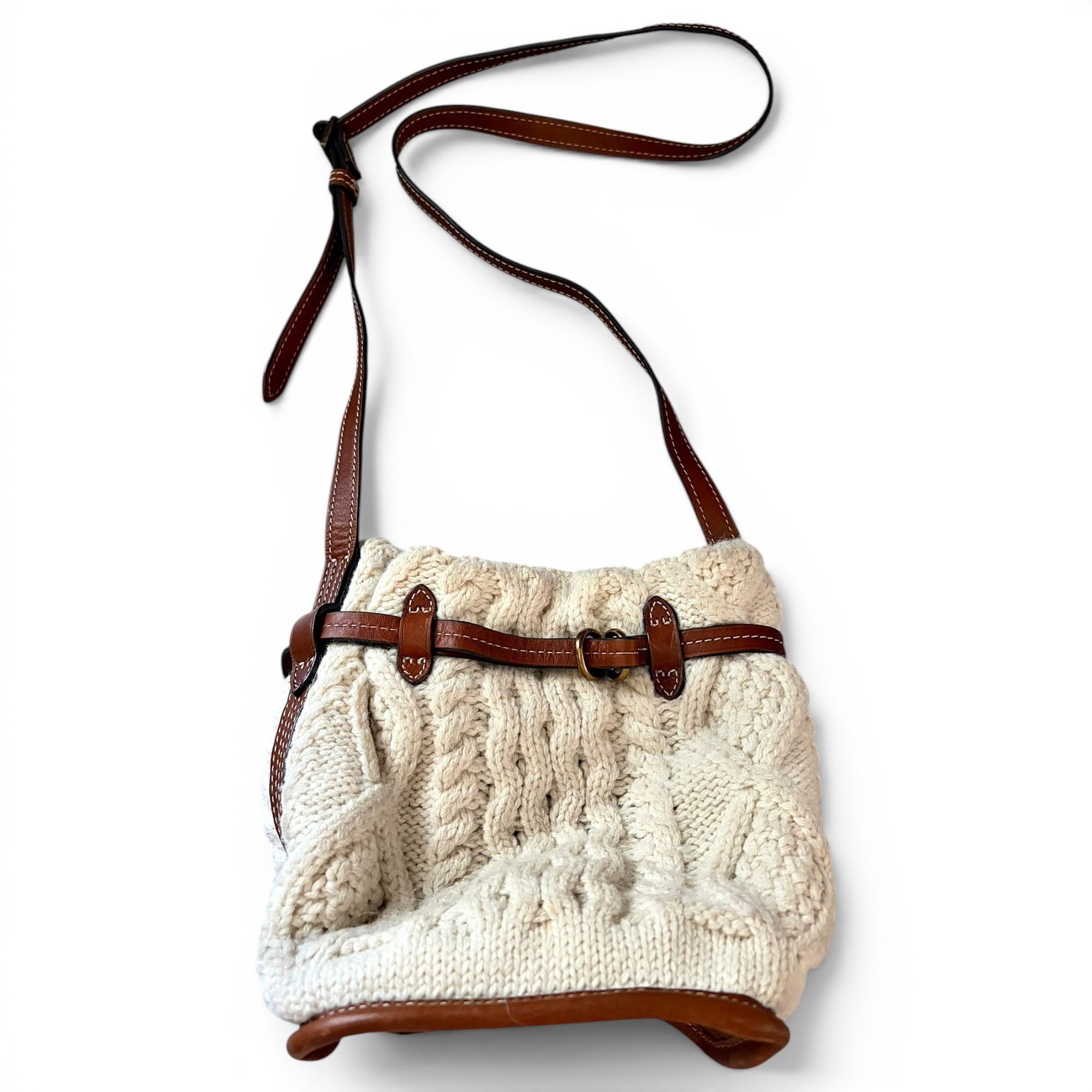 Leather crossbody bag