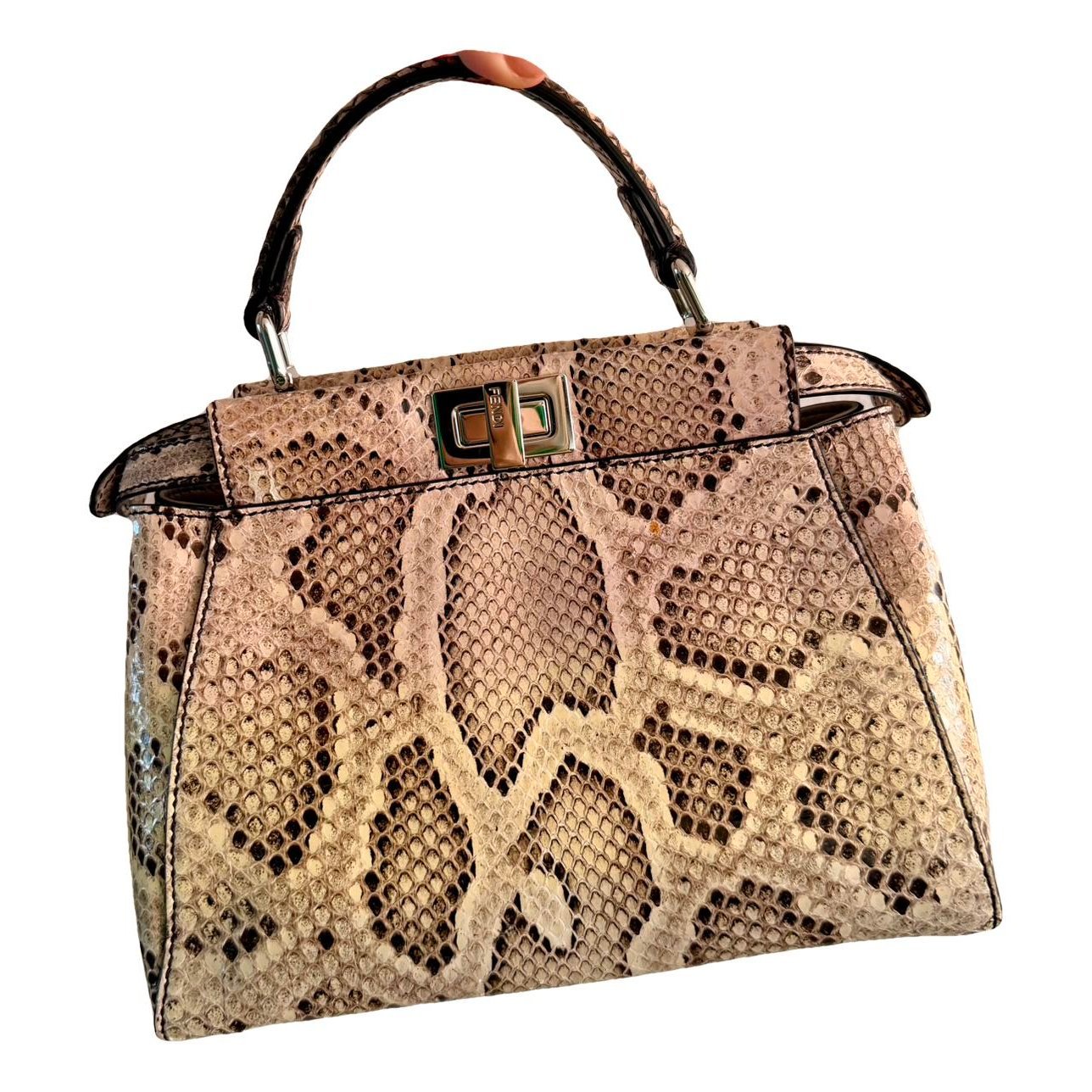 Peekaboo python handbag