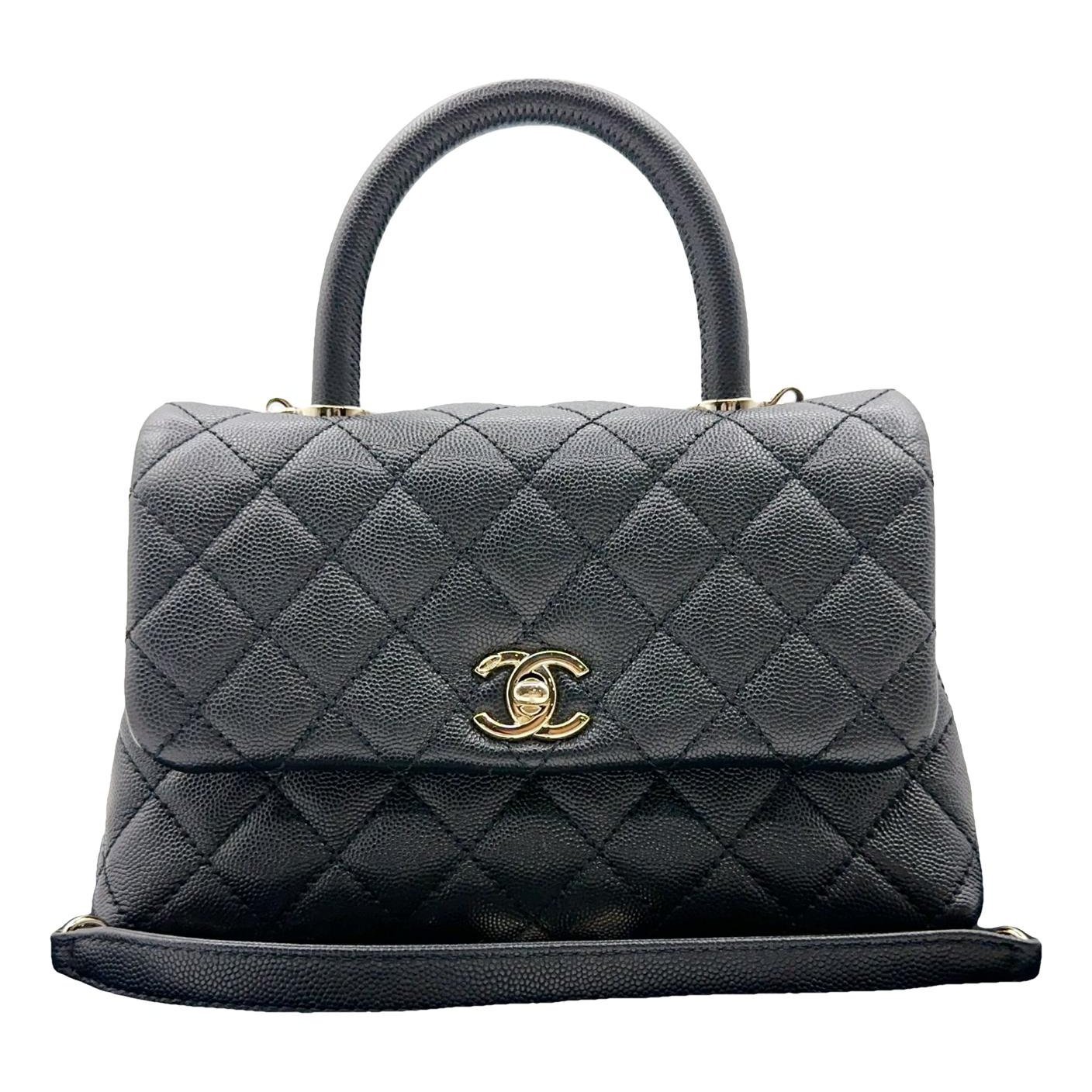 Coco Handle leather handbag