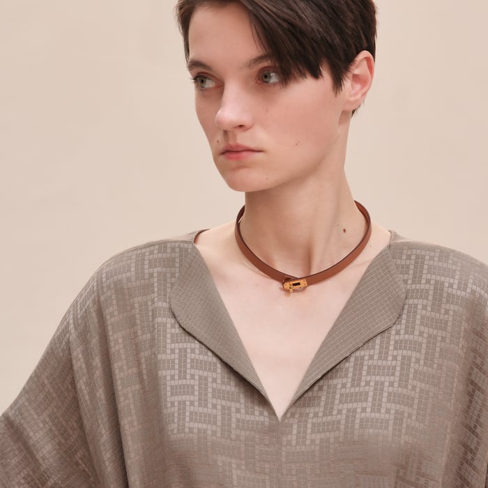 Caftan Ceinturé Motif « mosaïque »