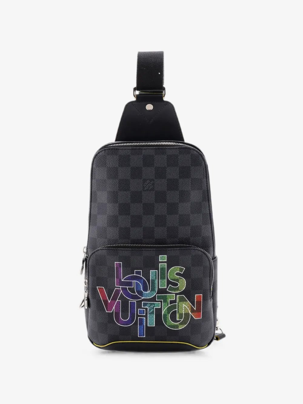 Avenue Sling Bag Limited Edition Interlinked Logo Damier Graphite crossbody bag