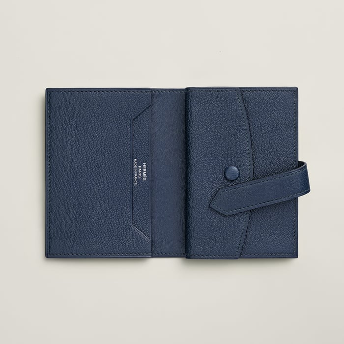 Navy Bearn Mini Wallet