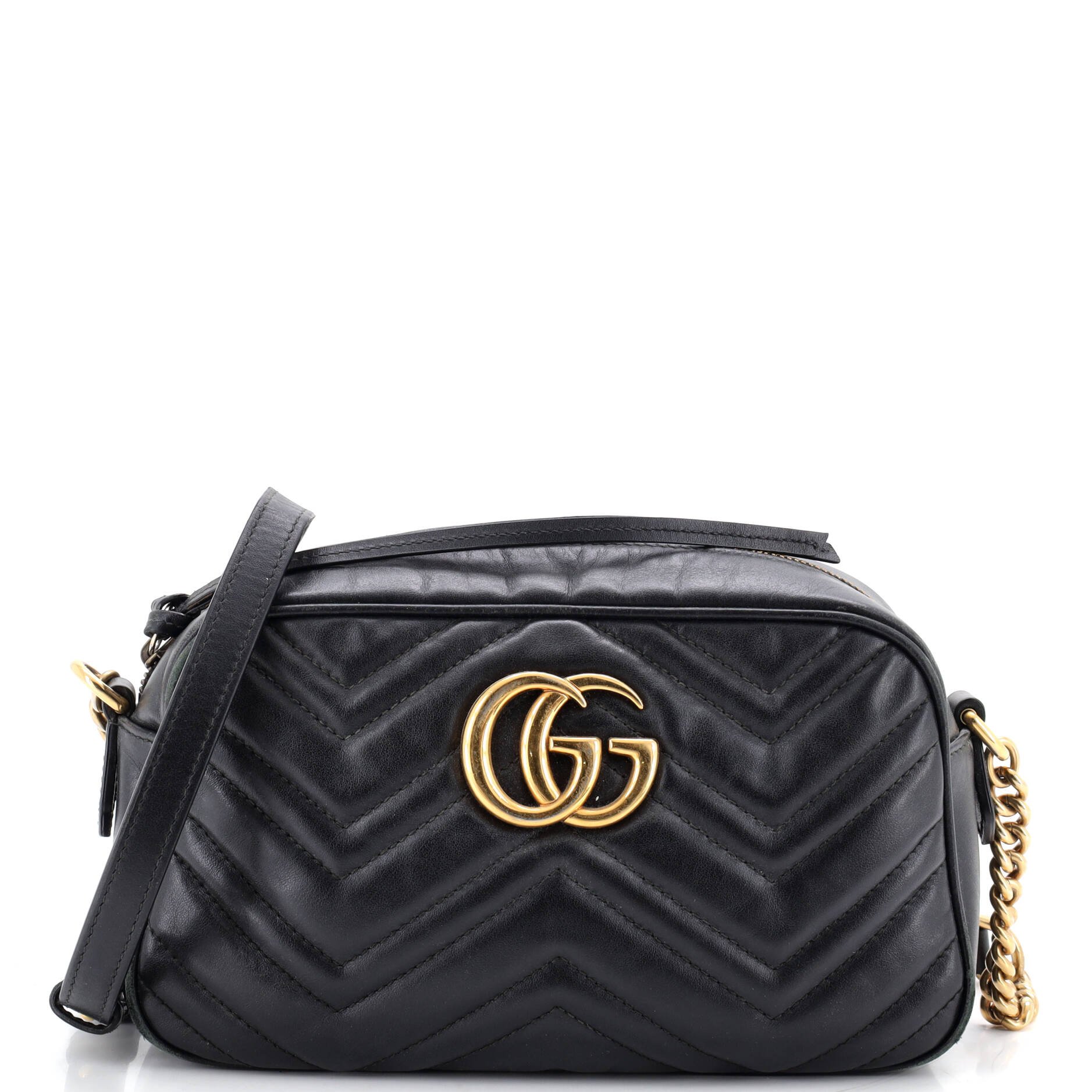 GG Marmont Shoulder Bag Matelasse Leather Small