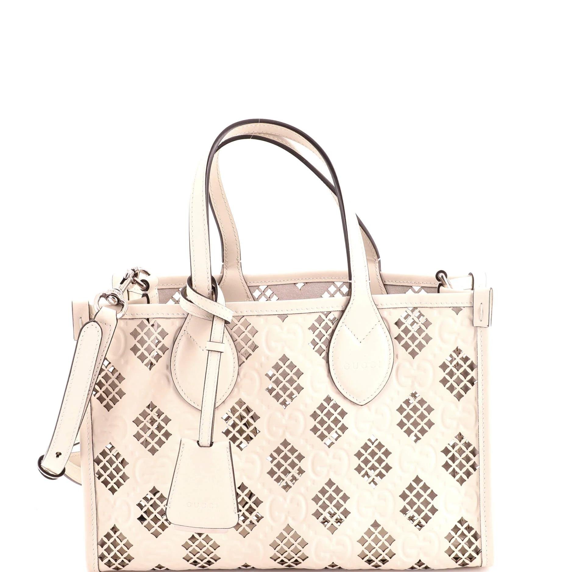 Leather tote