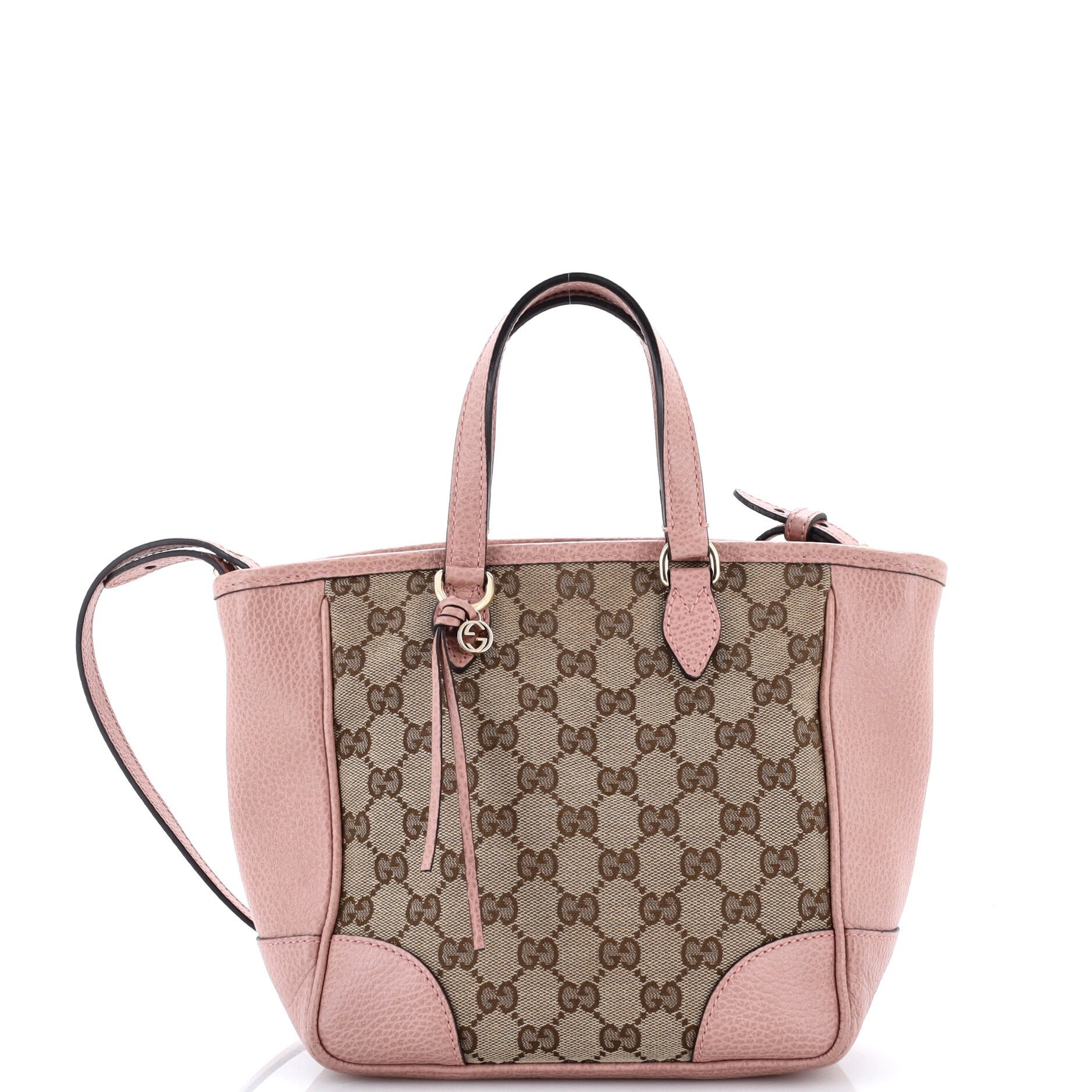 Bree Convertible Tote GG Canvas with Leather Small