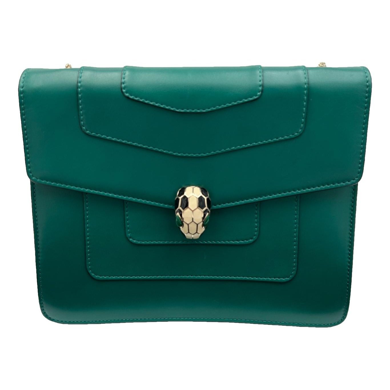 Serpenti leather crossbody bag