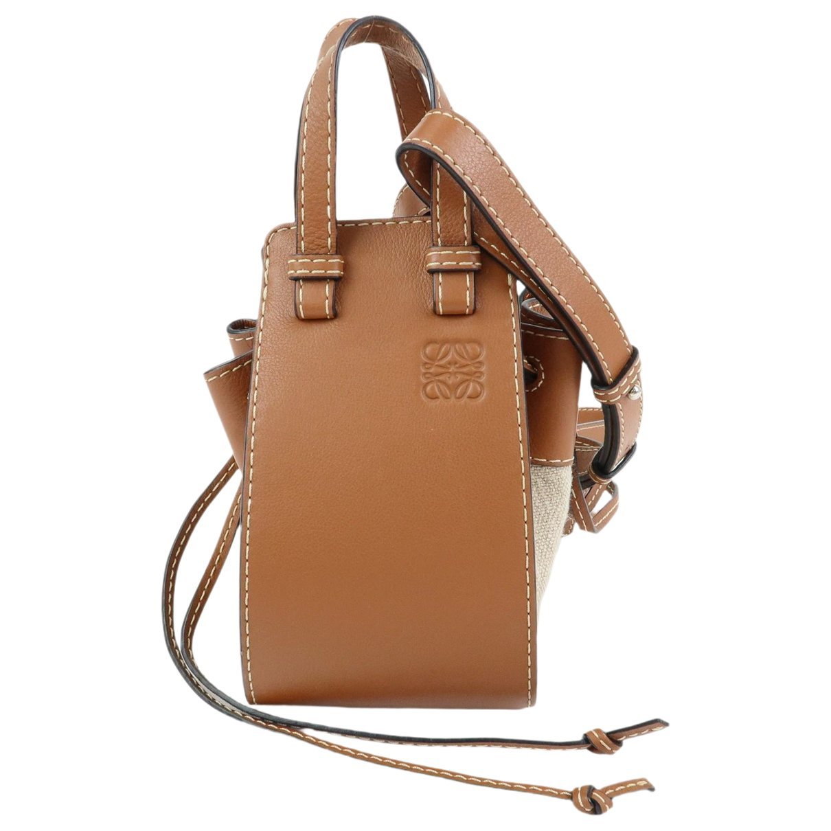 Hammock leather handbag