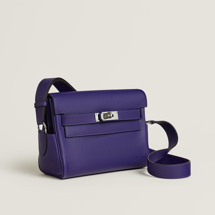Purple Kelly Messenger Bag